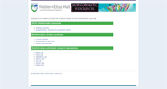 Desktop Screenshot of bioinf.wehi.edu.au